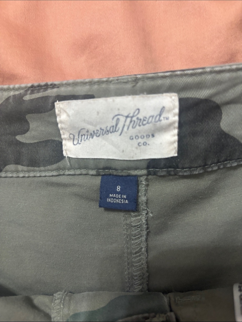 Universal Thread Olive Camo Waistband Pants - Picture 4 of 4